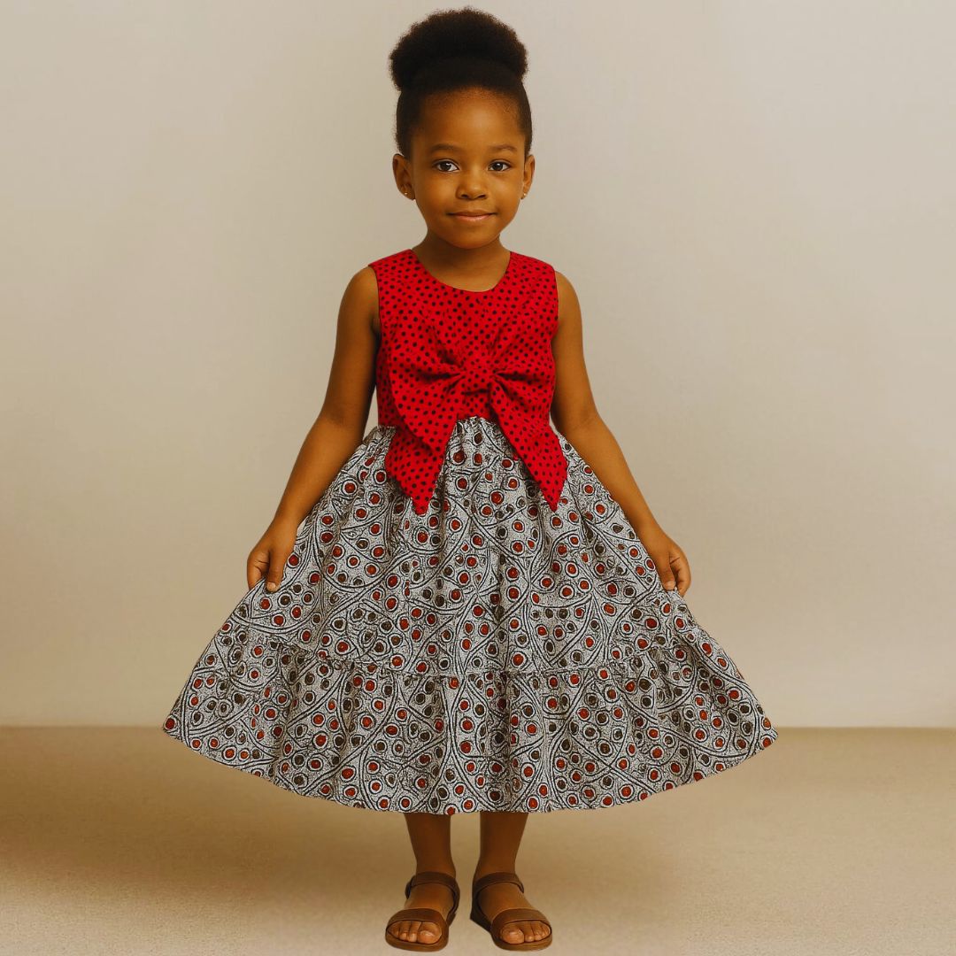 Afrique Bow Dress