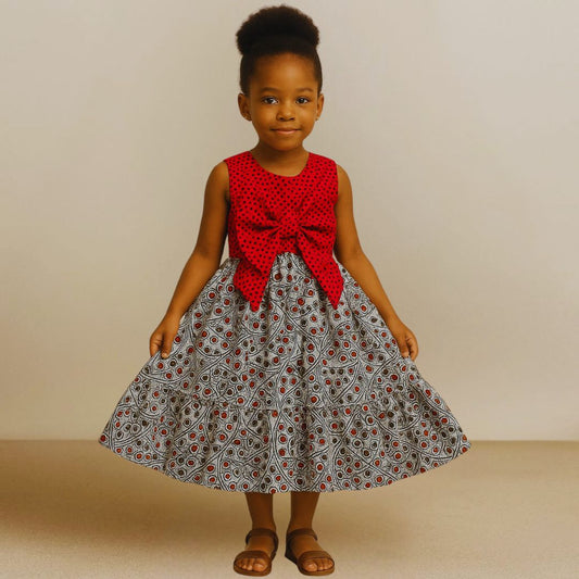 Afrique Bow Dress